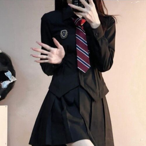 辣妹泡泡袖收腰衬衣设计感长袖