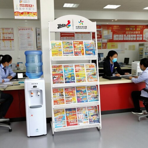 顶呱呱彩票体育展架取阅宣传架