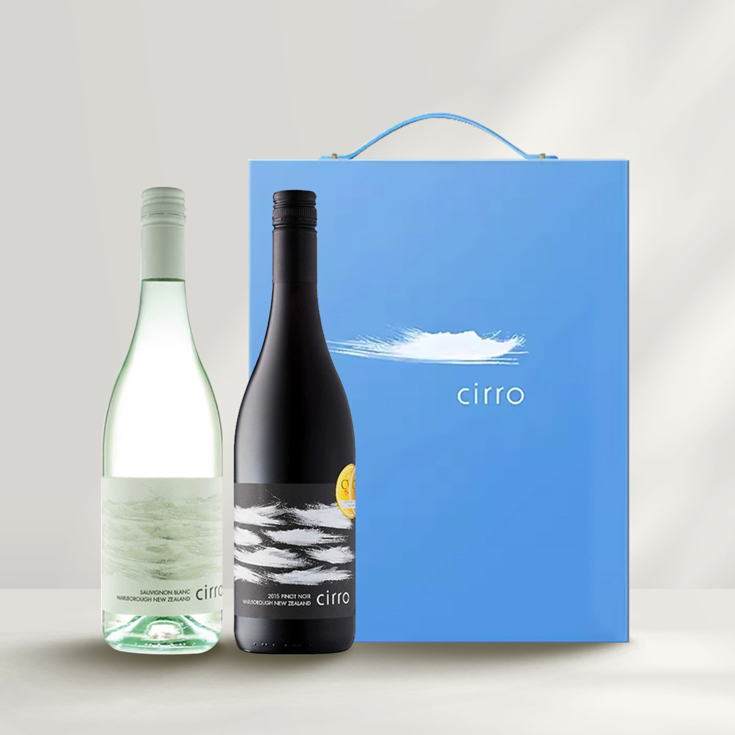 新西兰进口Cirro卷云马尔堡长相思干白 缘西拉混酿干红葡萄酒