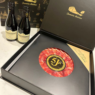 西班牙火腿切片伊比利亚黑猪火腿伴手礼节日礼品过年送礼礼盒礼袋