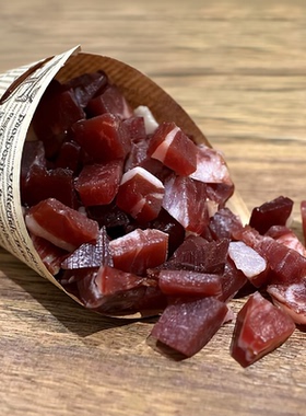 西班牙伊比利亚火腿肉丁块橡果黑猪生吃火腿丁粒即食零食带装60克