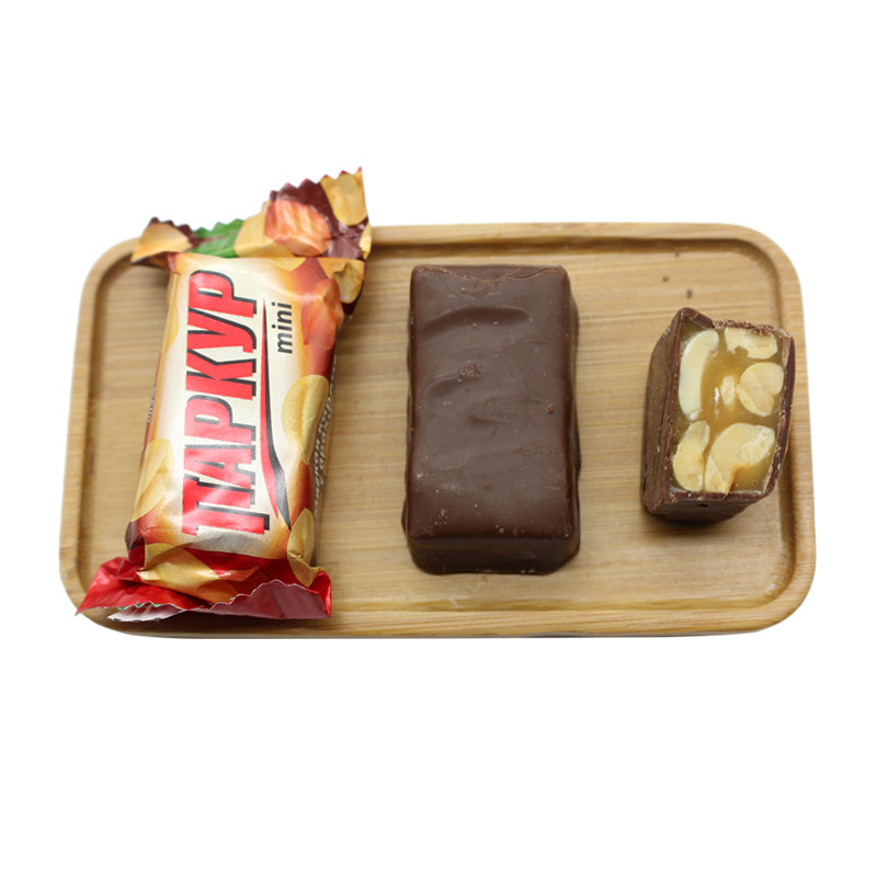 俄罗斯进口涅夫斯基酷跑士力巧克力焦糖夹心榛仁花生糖果喜糖500g