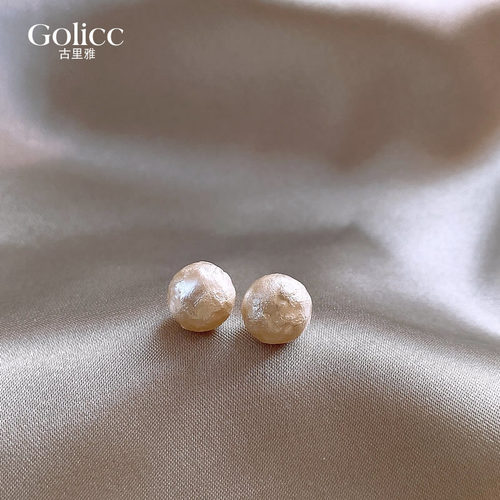 轻奢高级感棉花珍珠耳钉