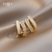 耳钉女轻奢高级感气质大气耳环2026年新款 爆款 纯银针精致耳饰耳夹