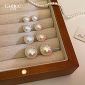 人鱼姬馒头珍珠耳钉女小众设计高级感气质耳环2026年新款 耳饰 爆款