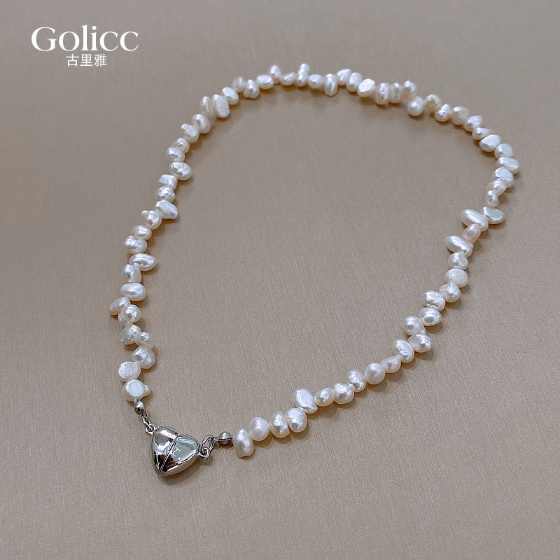 古里雅巴洛克天然珍珠项链女