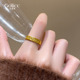 古法沙金顺心顺意开口戒女轻奢高级感食指戒2026新款 秋冬戒指 爆款