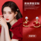 红色小马珍珠耳环2026本命新年耳饰新款 高级感耳钉女独特漂亮 爆款
