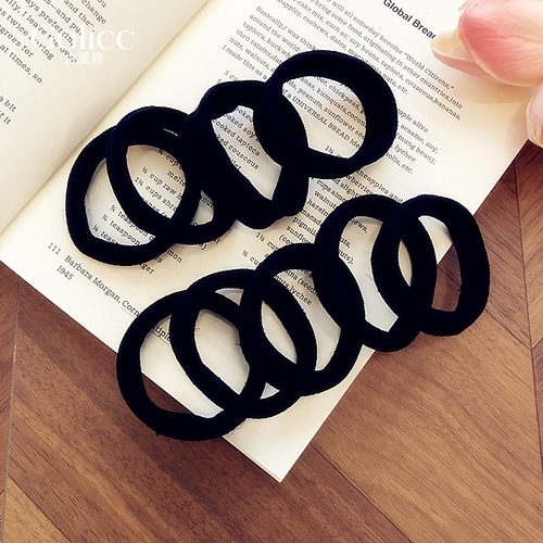 黑色加粗发圈高级感洋气时尚发绳