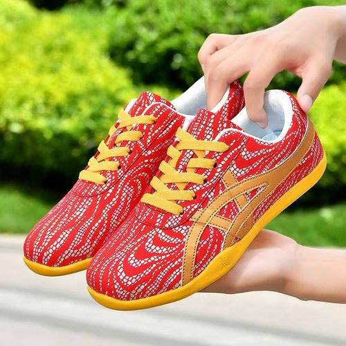 儿童专业武术鞋男女童练武术的鞋子武术训练比赛竞赛太极鞋精武阁