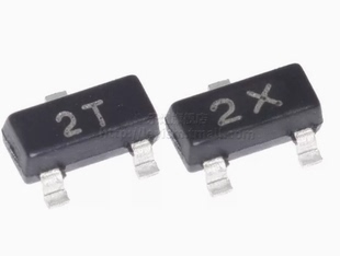 贴片三极管MMBT4401丝印2X MMBT4403印字2T SOT-23 NPN晶体管