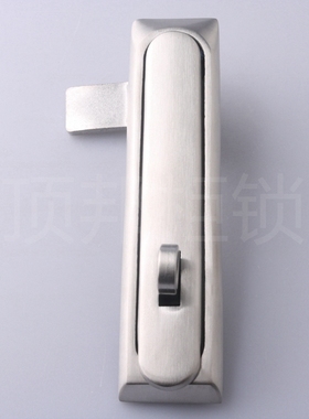 顶邦 MS834不锈钢304挂锁 机箱机柜锁全不锈钢平面锁 配电箱门锁