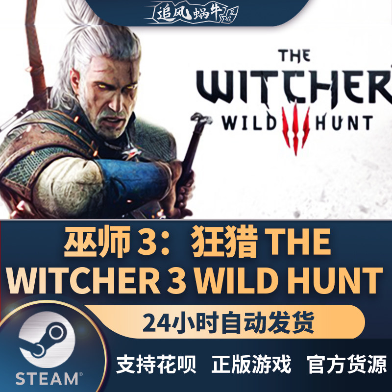 pc正版 steam游戏  巫师3  the witcher 3: wild hunt 国区礼物