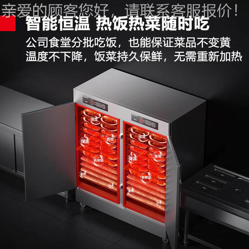 双KZ-200D门蒸盘饭柜商用蒸学校蒸企业酒店食堂蒸包箱24电蒸柜饭