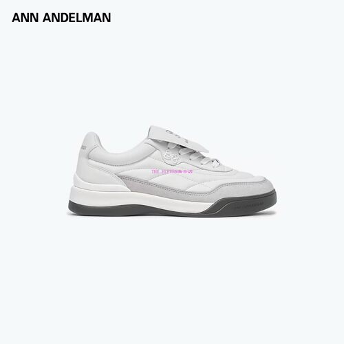 ANN ANDELMAN翻盖小白鞋轻便复古阿甘鞋