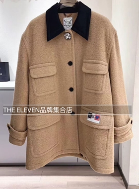 meetmimiq设计师品牌2025冬 大衣驼绒棉服外套羽绒服T恤棉服