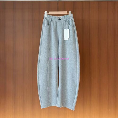 CAYLA 26春夏新款春季莫代尔空气层经典自然腰弯刀阔腿休闲裤