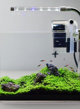 台面亚克力花瓶鱼缸摆件装饰品