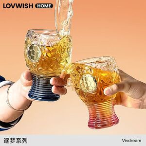 2026世界杯高颜值加厚玻璃啤酒杯