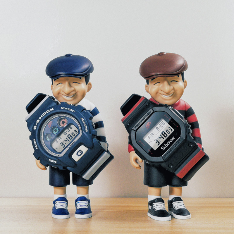 卡西欧g-shock subcrew李灿森联名潜水艇dw-5600ssc20-1/6900男表