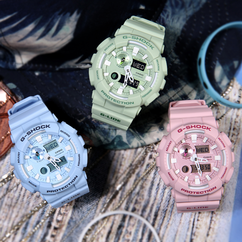 卡西欧独角兽樱花粉手表