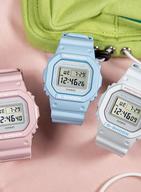 CASIO新款卡西欧gshock小方块DW-5600SC-2/4/8电子运动手表男女