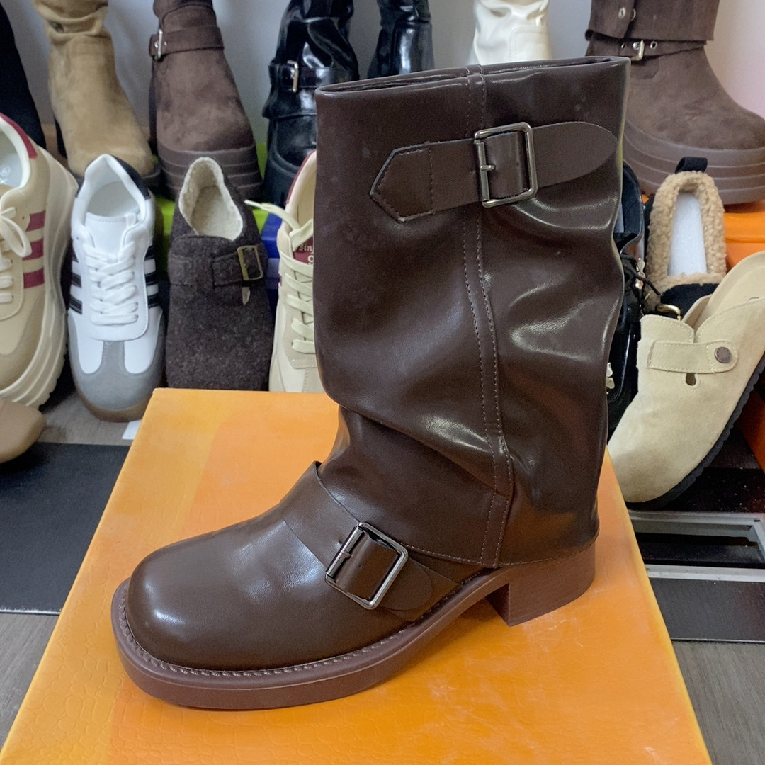 36优质皮裤管靴单里跟高4,女鞋,浅口单鞋,淘宝优惠券,粉丝福利购,淘宝优惠卷