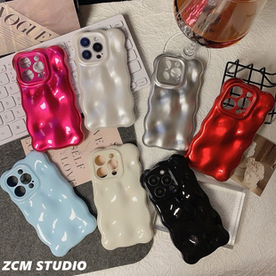 简约纯色适用iphone17promax手机壳苹果15plus高级ins风陨石12小众个性 16硅胶软壳14pro全包防摔13promax日韩