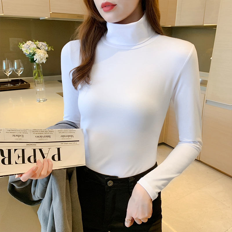 高领打底衫女秋冬长袖2025新款