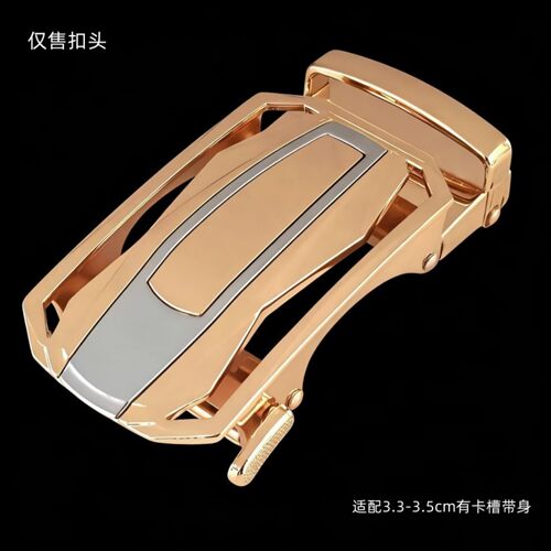男士高档合金自动扣商务皮带扣头