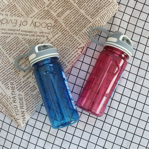 Складной детский стакан для воды со стаканом, вместительный и большой универсальный летний чайник, защита при падении, 600 мл