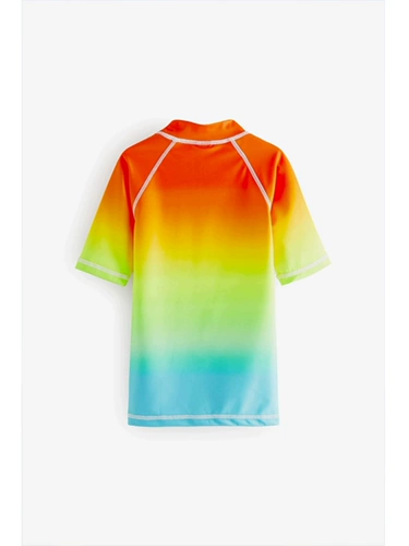 Быстросохнущий пляжный детский купальник для мальчиков, 2024 года, защита от солнца, короткий рукав