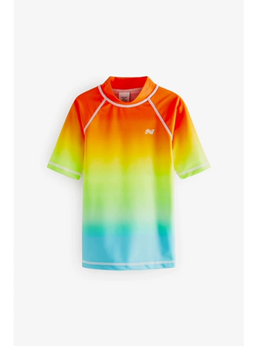 Быстросохнущий пляжный детский купальник для мальчиков, 2024 года, защита от солнца, короткий рукав