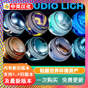 100个高质量 Studio Light HDRI 贴图世界环境Blender资产光预设