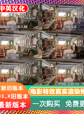 Blender插件 Uber Compositor 1.34真实渲染超级合成电影特效镜头