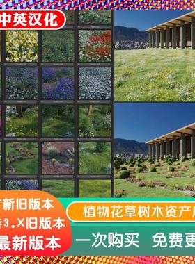 Blender插件 BagaPie Assets 10.4.13 植物树木资产库 Baga Pie