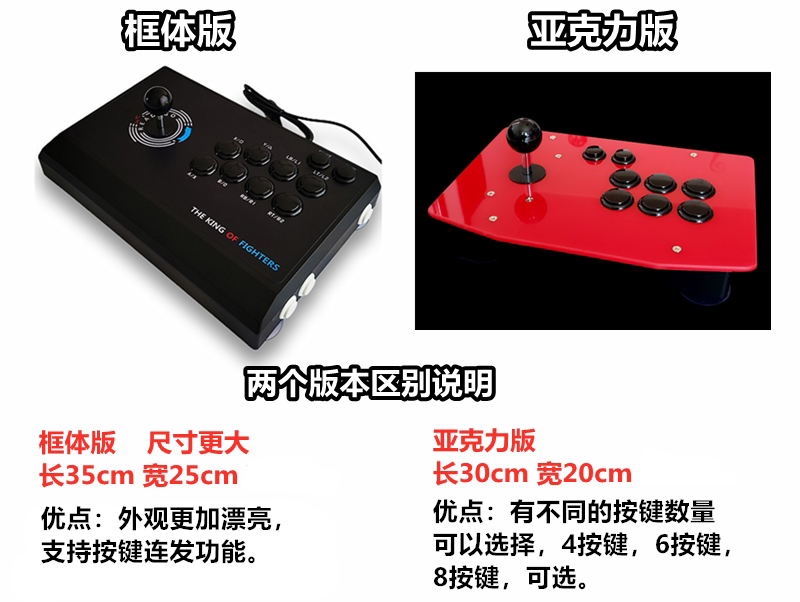USB 지연 없음 일본어 SANWA FIGHTING KING OF FIGHTERS 97 아케이드 조이스틱 스트리트 파이터 철권 컴퓨터 휴대 전화