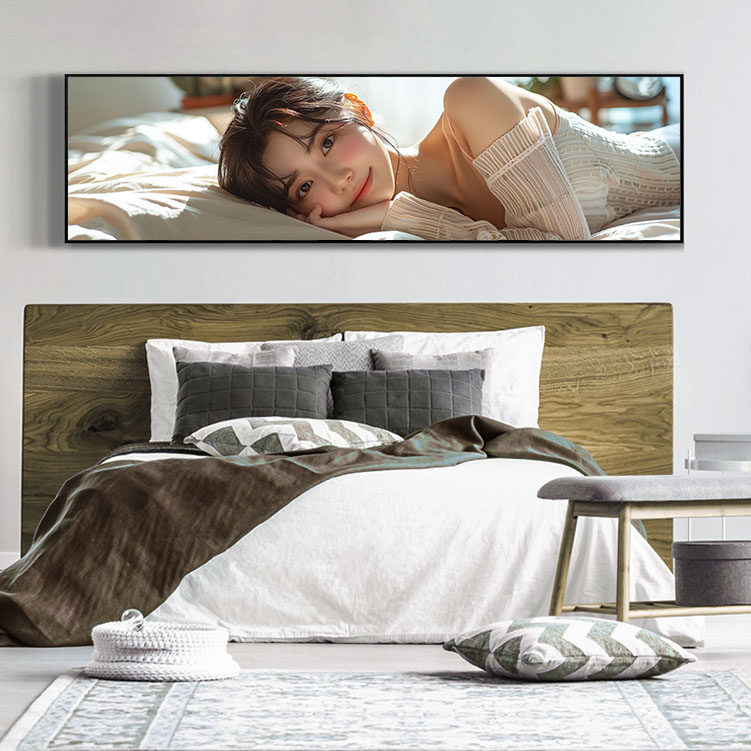 主卧床头画性感美女人物房间墙面装饰背景画宾馆酒店卧室装饰挂画