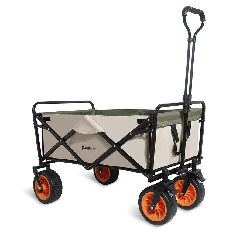 露营户外野营折叠手拉车夏诺多吉垂钓渔具搬运小拖车行李营地车