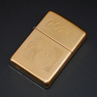 原装正品Zippo打火机-绝版收藏-1996年纯铜007电影纪念款