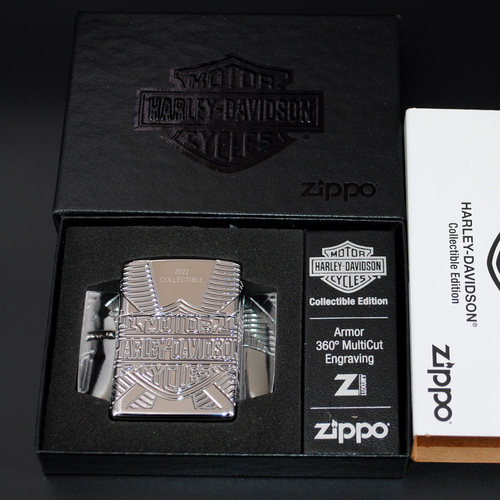 Zippo收藏2022年哈雷年度打火机