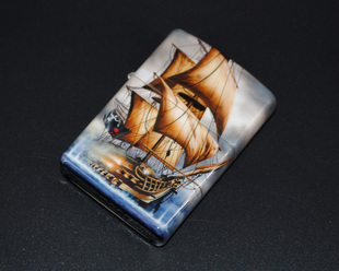 收藏 Zippo芝宝打火机 2018年Mazzi手绘安妮皇后复仇号 正品 原装