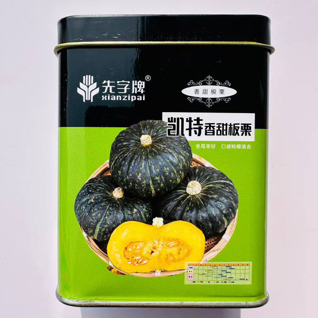 凯特香甜板栗南瓜种子早熟高产抗病耐热耐寒农家菜园基地南瓜种子