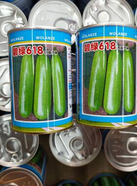 碧绿618杂交西葫芦种子油亮翠绿耐热耐寒西葫芦小瓜三月瓜小青瓜