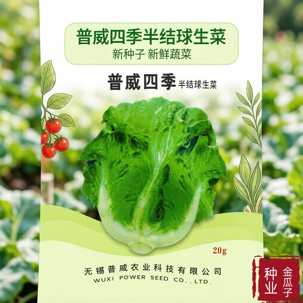 意大利生菜种子普威四季半结球生菜四季播种籽阳台种孑籽种蔬菜籽