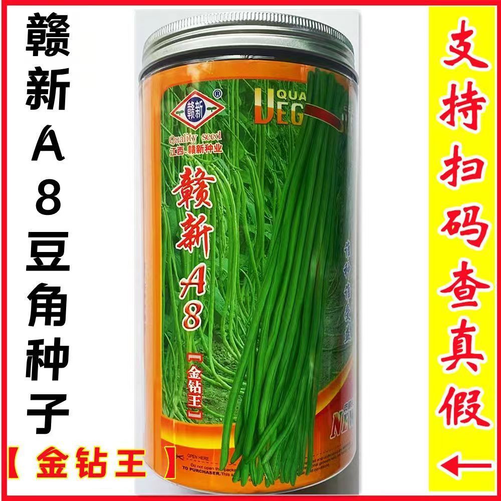 江西赣新A8长豇豆种子不早衰长豆角籽高产肉厚耐老不鼓籽基地专用
