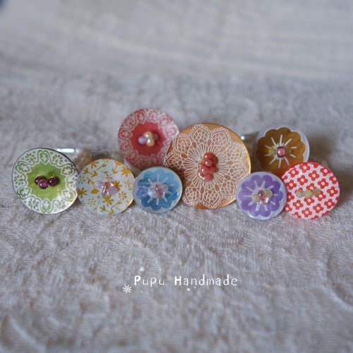 扑扑设计可可爱爱贝壳花花软戒指