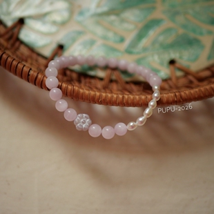 PUPU制物｜紫锂辉石呀！｜原创设计甜美清新手链气质简约个性百搭