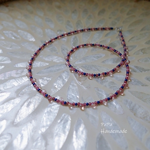 ｜两个人相互辉映，光芒胜过夜晚繁星｜独家原创超美石榴石项链