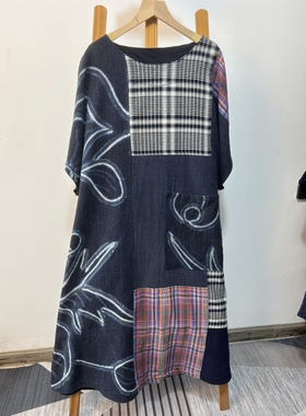 老绣衣服土布衣服古布衣服民族风服饰马甲半裙连衣裙A473
